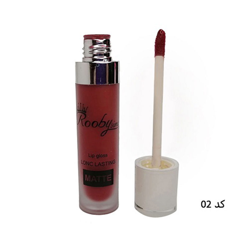 419-1.jpg رژ لب مایع 24 ساعته مات شماره 02 روبی سیما - Rooby Sima - Image 1