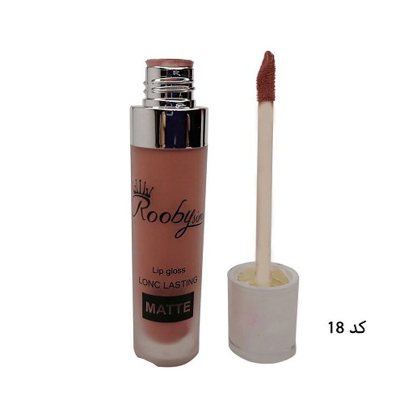 439-1.jpg رژ لب مایع 24 ساعته مات شماره 18 روبی سیما - Rooby Sima - Image 1