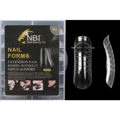 قالب کاشت ناخن 120 عددی شماره 01 ان بی ای - NBI