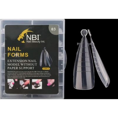 قالب کاشت ناخن 120 عددی شماره 03 ان بی ای - NBI