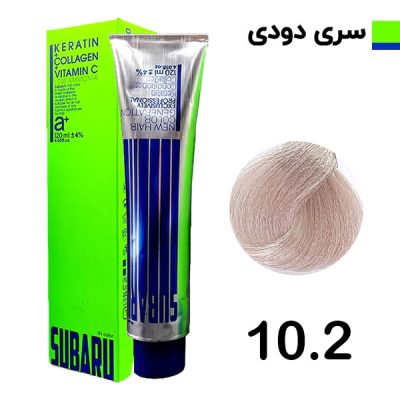 رنگ مو حجم 120 ميل بلوند دودي خيلي خيلي روشن کد 10.2 سوبارو - SUBARU