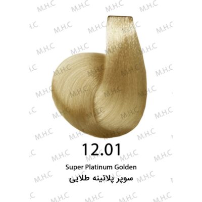 رنگ مو حجم 120 ميل سوپر پلاتينه طلایی کد 12.01 سيلا - Sila