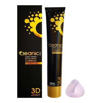 رنگ موي سوپر کراتينه 100 ميل ياسي کاملا روشن کد 12.65 کلينيک کيندي - Cleanic Kindii