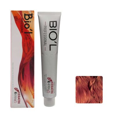 رنگ مو بيول حجم 100 ميل شماره 7.85 بلوند گوشتي متوسط بيول - BIOL
