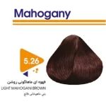 رنگ مو قهوه ای ماهگونی روشن کد 5.26 حجم 120 ميل ويتامول - VIAMOL - Image 2
