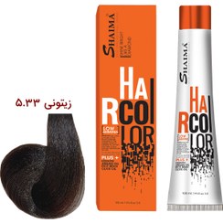رنگ مو زيتونی طبيعی تيره کد 5.33 حجم 100 ميل شايما - SHAIMA