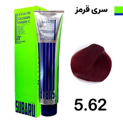 رنگ مو حجم 120 ميل قرمز بلوطي کد 5.62 سوبارو - SUBARU