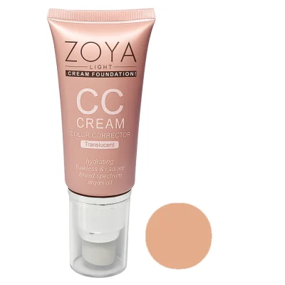 کرم پودر سی سی حاوی روغن آرگان شماره ZCC 06 حجم 30 ميل زويا - ZOYA