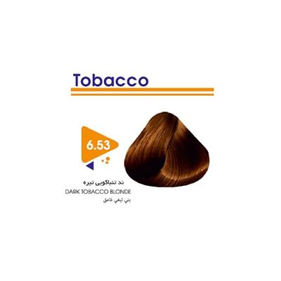رنگ مو بلوند تنباکويی تيره کد 6.53 حجم 120 ميل ويتامول - VITAMOL