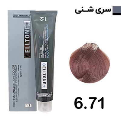 رنگ مو بلوند شنی تيره کد6/71 حجم 100ميل سلتون - CELLTONE