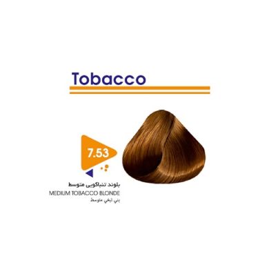 رنگ مو بلوند تنباکويی متوسط کد 7.53 حجم 120 ميل ويتامول - VITAMOL
