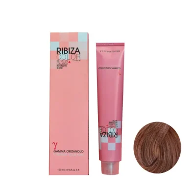 رنگ مو مسی طلايی روشن کد 8/43 حجم 100 ميل ری بی زا - RIBIZA