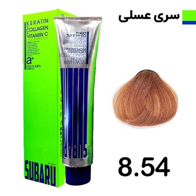 رنگ مو حجم 120 ميل عسلي روشن کد 8.54 سوبارو - SUBARU