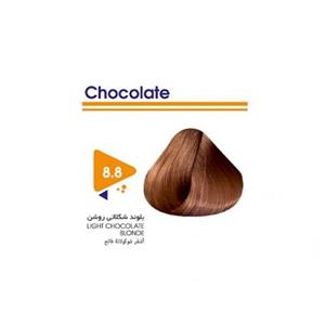 رنگ مو بلوند شکلاتی روشن کد 8.8 حجم 120 ميل ويتامول - VIAMOL