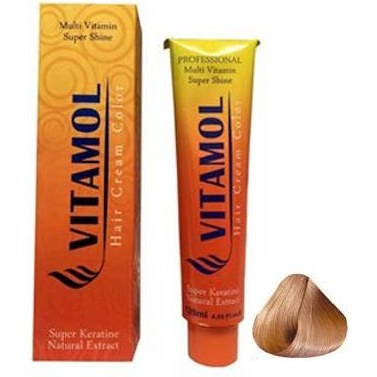 رنگ مو بلوند شکلاتی طلايی خيلی روشن کد 9.85 حجم 120 ميل ويتامول - VIAMOL