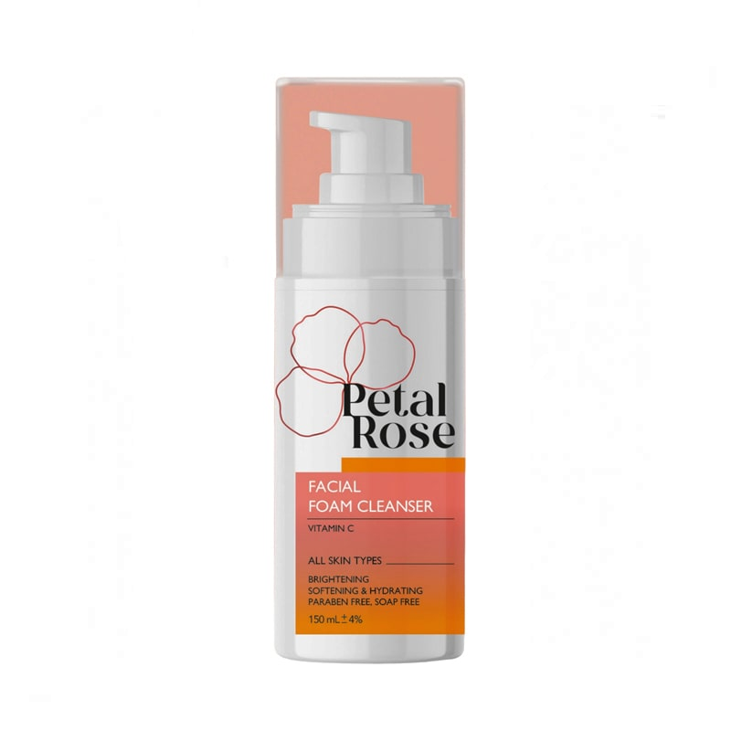 9988401-1.png فوم شستشوی صورت پتال رز حاوی ویتامین سی مناسب انواع پوست حجم 150 میلی لیتر _ Petal Rose - Image 1