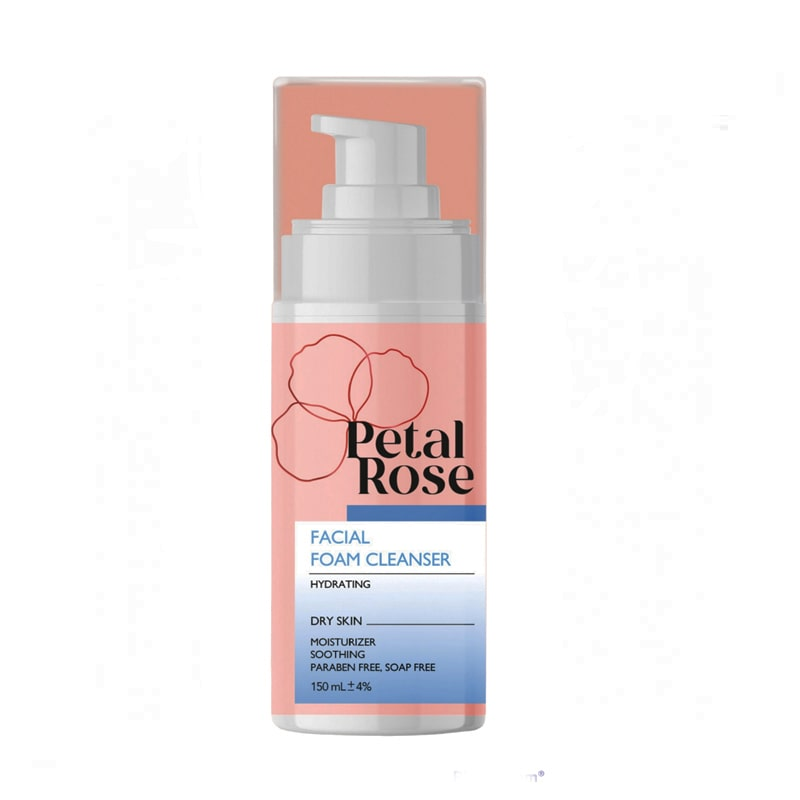 9988403-1.png فوم شستشوی صورت پتال رز مناسب پوست خشک حجم 150 میلی لیتر _ Petal Rose - Image 1