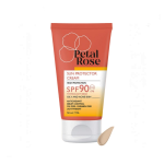 کرم ضد آفتاب رنگی بژ روشن پتال رز spf90  مناسب پوست چرب حجم 50 میلی لیتر _ Petal Rose