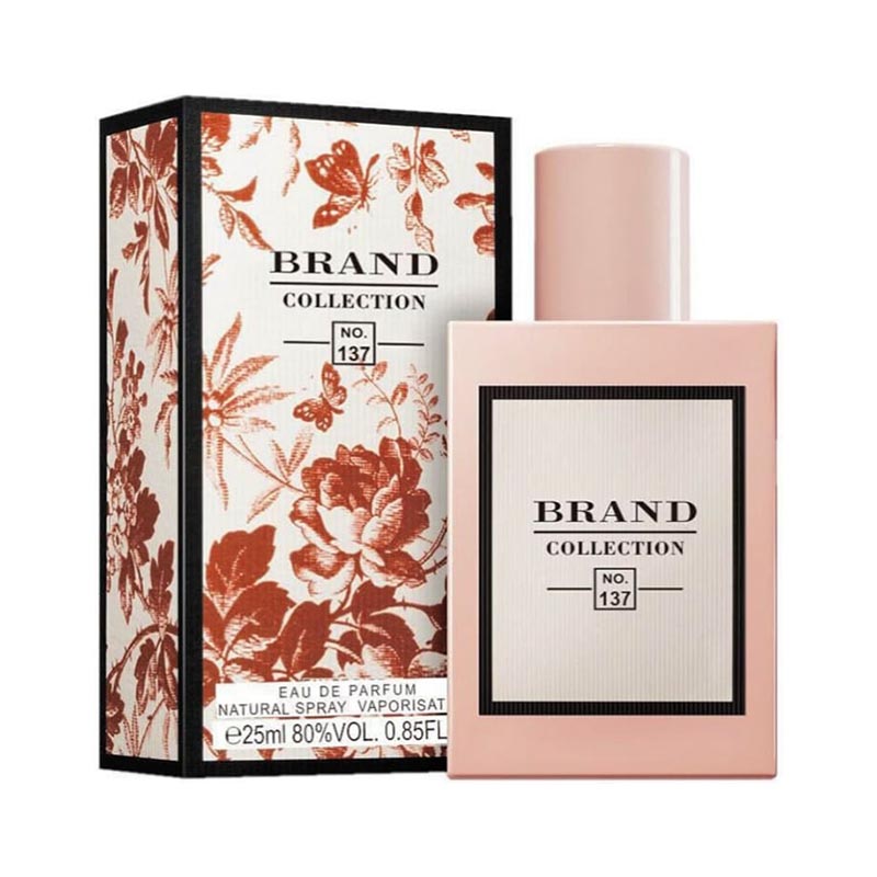 Brand-Collection_0146_137.jpg ادکلن زنانه برند کالکشن کد 137 رایحه گوچی بلوم (Gucci Bloom) حجم 25 میل - Brand Collection - Image 1