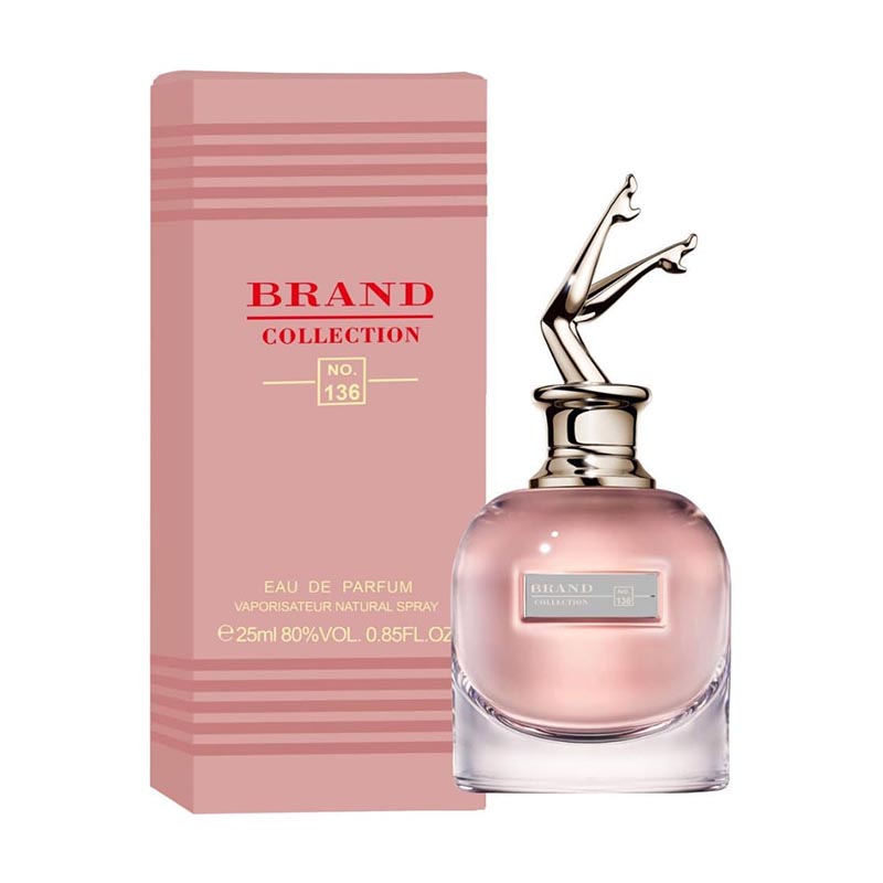 Brand-Collection_0147_136.jpg ادکلن زنانه برند کالکشن کد 136 رایحه ان پل گوتیه اسکندل (Jean Paul Gaultier Scandal) حجم 25 میل - Brand Collection - Image 1