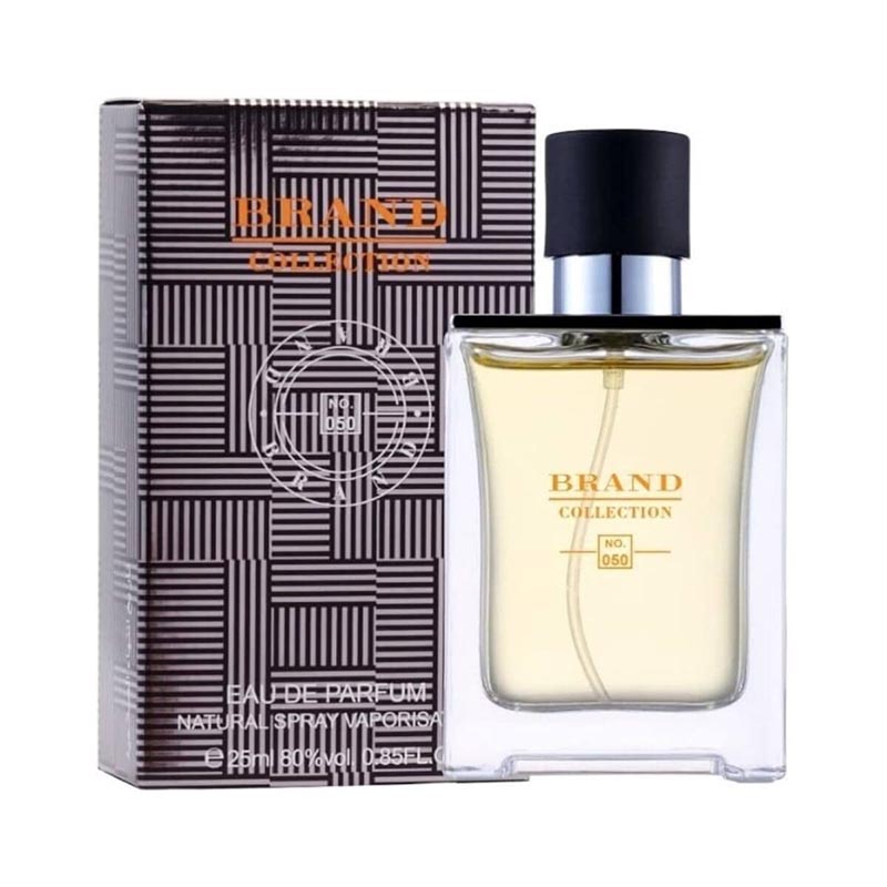 Brand-Collection_0231_050.jpg ادکلن مردانه برند کالکشن کد 050 رایحه تق هرمس (Terre De Hermes) حجم 25 میل - Brand collection - Image 1