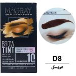 کيت رنگ ابرو عروسکی کد D8 حجم 30 ميل ماگرای - MAGRAY
