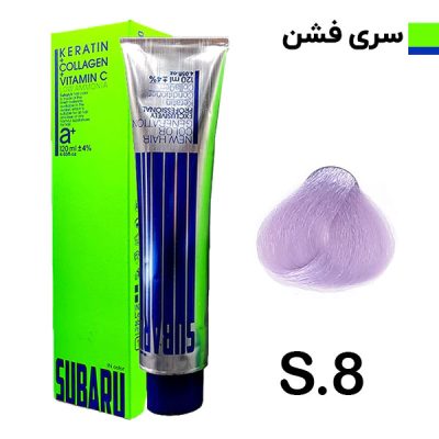 رنگ مو حجم 120 ميل ياسي کد S.8 سوبارو - SUBARU