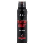 اسپری خوشبو کننده بدن آقايان حجم 150 ميل مدل TAKE ME AWAY بيول - BIOL