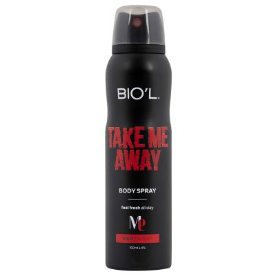 اسپری خوشبو کننده بدن آقايان حجم 150 ميل مدل TAKE ME AWAY بيول - BIOL