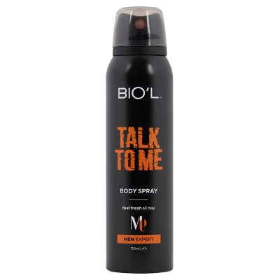 اسپری خوشبو کننده بدن آقايان مدل TALK TO ME حجم 150 ميل بيول - BIOL