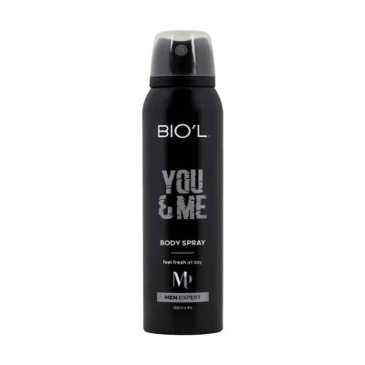 اسپری خوشبو کننده بدن آقايان حجم 150 ميل مدل YOU & ME بيول - BIOL