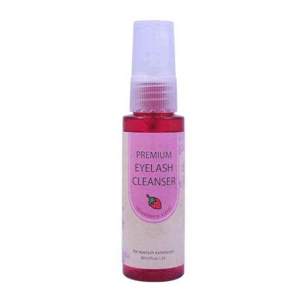 اسپری کلینزر اسپری کلينزر کاشت مژه مدل PREMIUM رايحه توت فرنگی حجم 40 ميل آيلش ELM