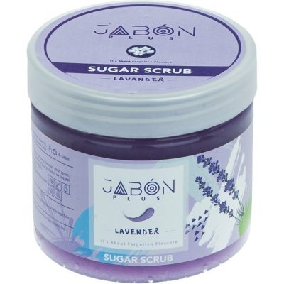اسکراب شکري 450 گرم اسطوخودوس ژبن پلاس - JABON PLUS