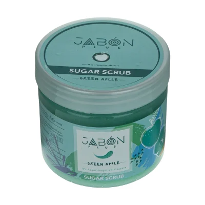 اسکراب شکري 450 گرم سيب سبز ژبن پلاس - JABON PLUS