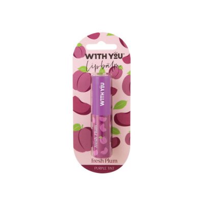 بالم لب آلو بنفش Fresh Plum حجم 2.6 گرم ويت يو - WITH YOU