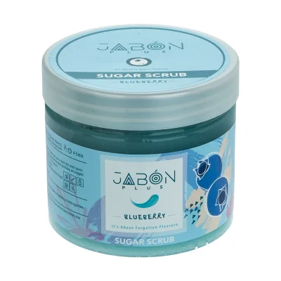 اسکراب شکري 450 گرم بلوبری ژبن پلاس - JABON PLUS