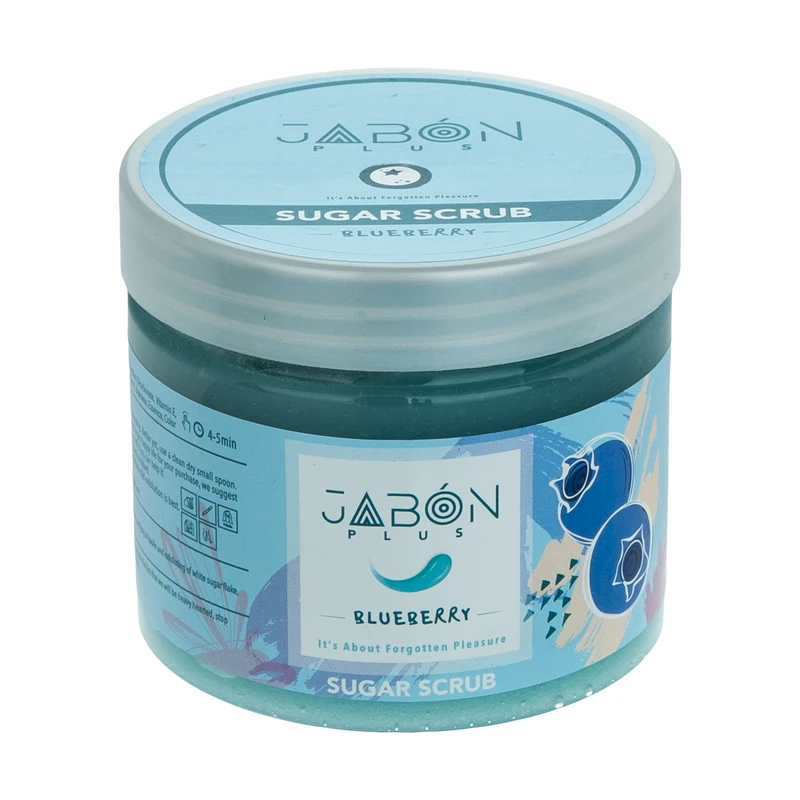 بلوبری اسکراب اسکراب شکري 450 گرم بلوبری ژبن پلاس - JABON PLUS