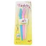 تيغ اصلاح ابرو سه تايی مدل شياردار اصلی تينکل - Tinkle