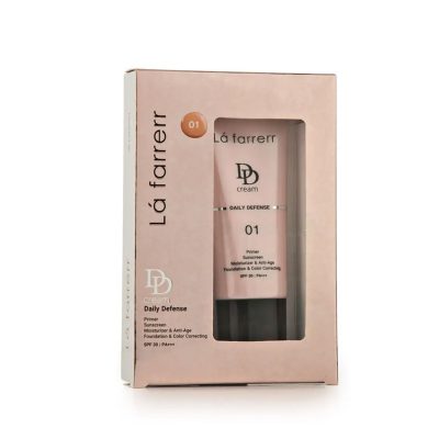دی دی کرم لافارر رنگ 01 مناسب انواع پوست SPF 30 طيف گسترده حجم 33 ميل لافارر - Lafarrerr