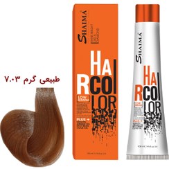 رنگ مو بلوند طبيعی گرم کد 7.03 حجم 100ميل شايما - SHAIMA