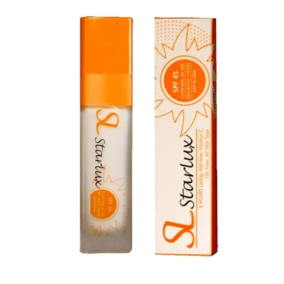 ضد آفتاب بی رنگ SPF 45 حجم 30 ميل استار لوکس - STARLUX