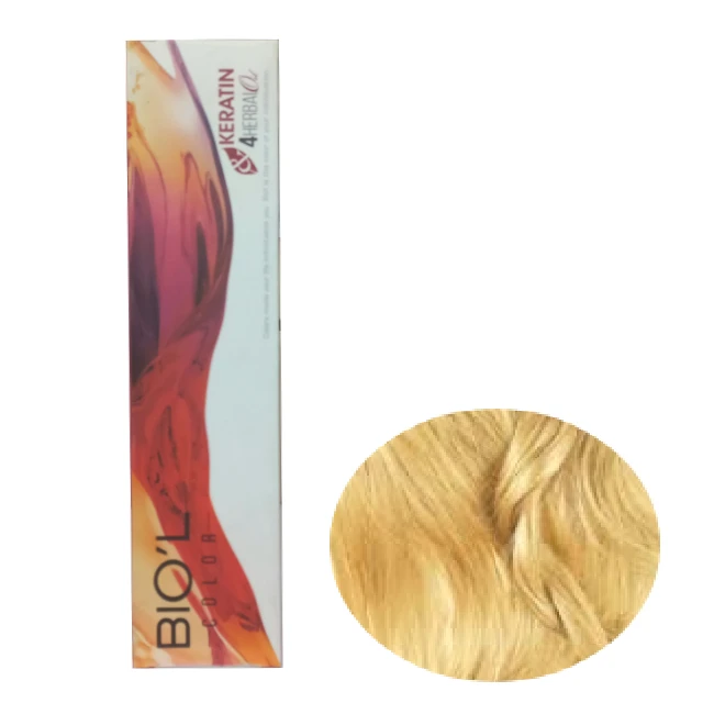 طلایی رزی رنگ مو شماره 9RG طلايی رزی حجم 100 ميل بيول - BIOL