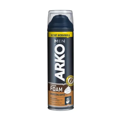 فوم اصلاح مردانه مدل Energizing Coffee حاوی عصاره قهوه حجم 200 ميل آرکو - ARKO