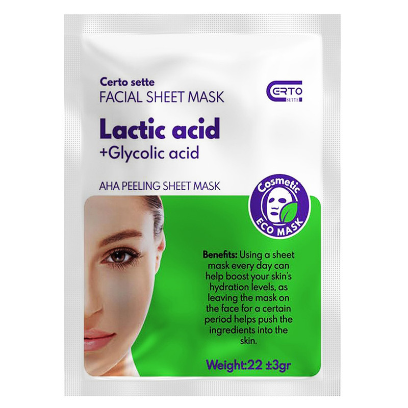 ماسک لایه بردار ماسک صورت مدل لايه بردار پوست حجم 22 گرم سرتو سته - Certo sette