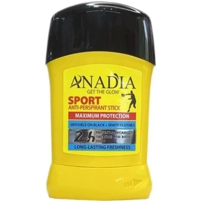 استيک دئودورانت صابونی مدل SPORT حجم 80 ميل آناديا - ANADIA