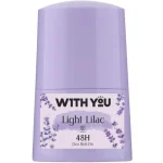 دئودورانت رولی ضد تعريق زنانه 48 ساعته مدل LIGHT LILAC حجم 50 میل ويت يو - WITH YOU