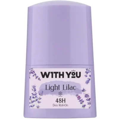 دئودورانت رولی ضد تعريق زنانه 48 ساعته مدل LIGHT LILAC حجم 50 میل ويت يو - WITH YOU