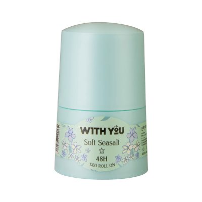 دئودورانت رولی ضد تعريق زنانه 48 ساعته مدل SOFT SEASALT حجم 50 میل ويت يو - WITH YOU