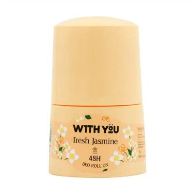 دئودورانت رولی ضد تعريق زنانه 48 ساعته مدل FRESH JASMINE حجم 50 میل ويت يو - WITH YOU