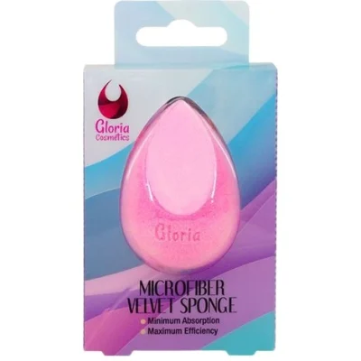 پد اسفنجی آرايشی مدل MICROFIBER VELVET SPONGE گلوريا - GLORIA